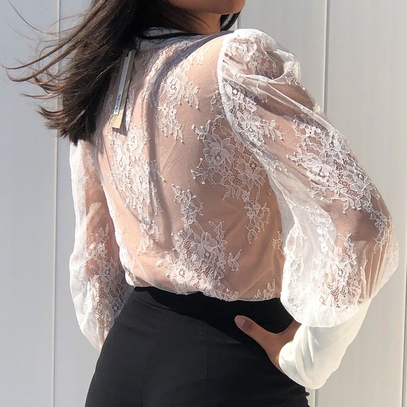 LACE BODYSUIT - Picture 4 of 8